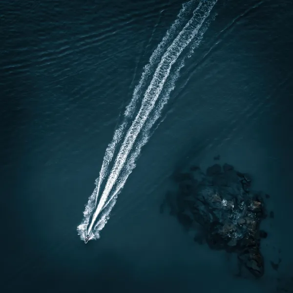 Wake of a boat thumbnail