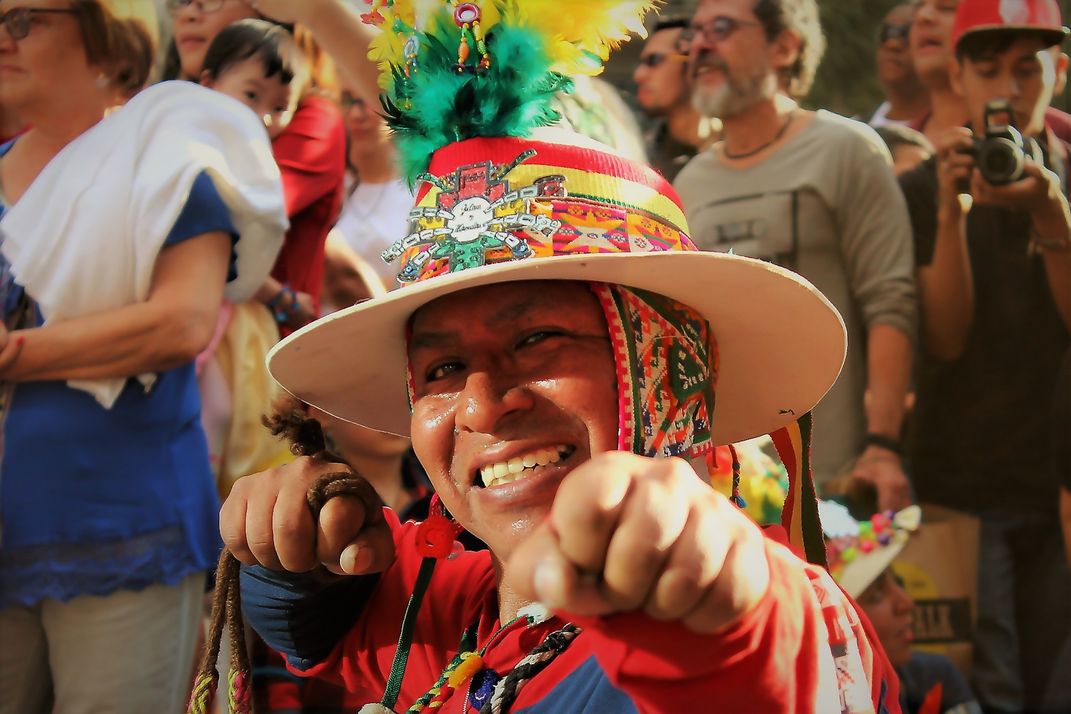 Tinku Bolivian Festival at Paulista Avenue | Smithsonian Photo Contest |  Smithsonian Magazine