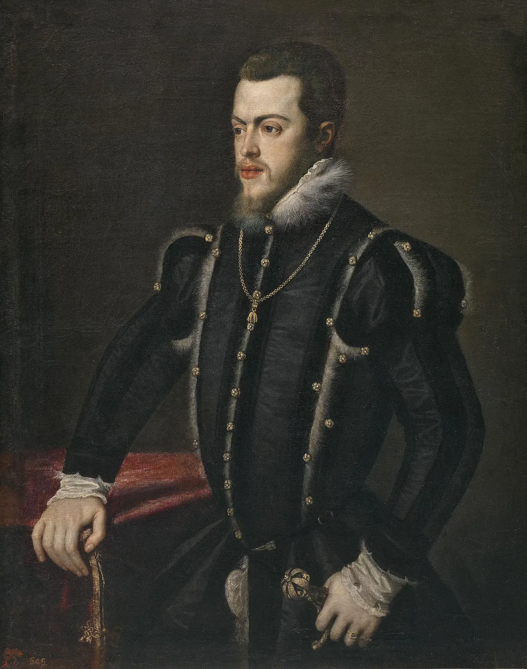 A portrait of Mary's husband, Philip II of Spain