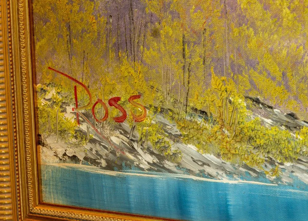 Bob Ross' Very First On-Air Painting Is for Sale, Smart News