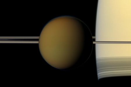 Saturn's hazy moon Titan