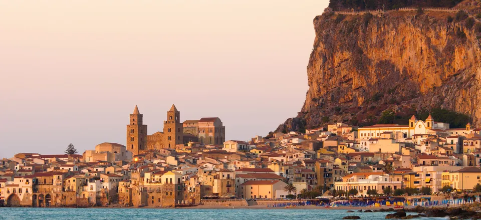  View of Cefalu, Sicily 