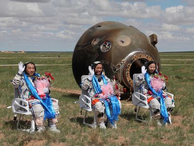 The last Chinese space crew (Shenzhou-10) returned to Earth in June 2013. A new three-person crew will launch to a new space station this year.