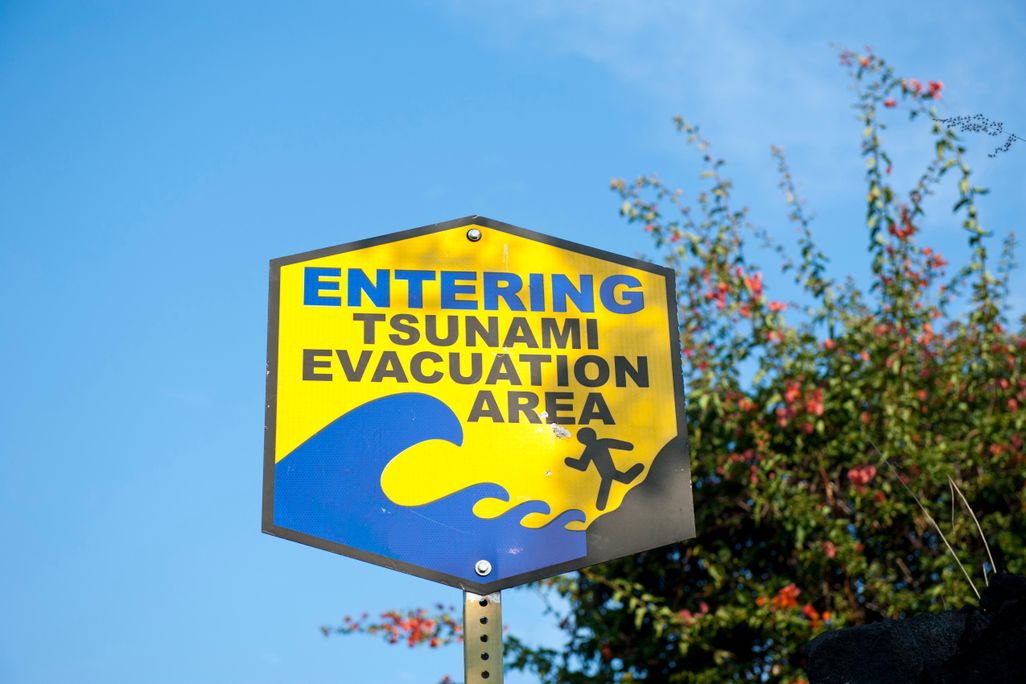 tsunami sign