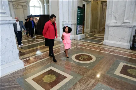 Librarian of Congress Carla Hayden with Guest Librarian Daliyah Marie Arana