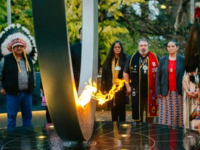 The Smithsonian&rsquo;s&nbsp;National Museum of the American Indian&nbsp;dedicated the&nbsp;National Native American Veterans Memorial&nbsp;Friday, November&nbsp;11 as part of a three-day event to honor Native veterans.