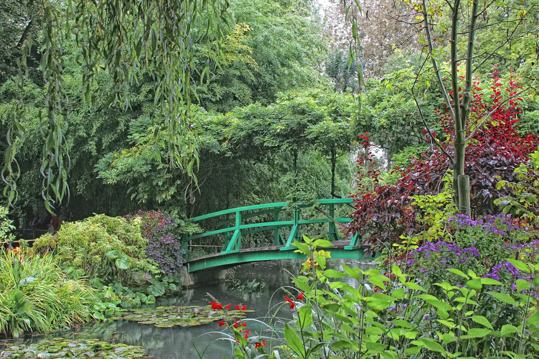 The famous green bridge in Monet's garden at Giverny. Credit: AMA Waterways