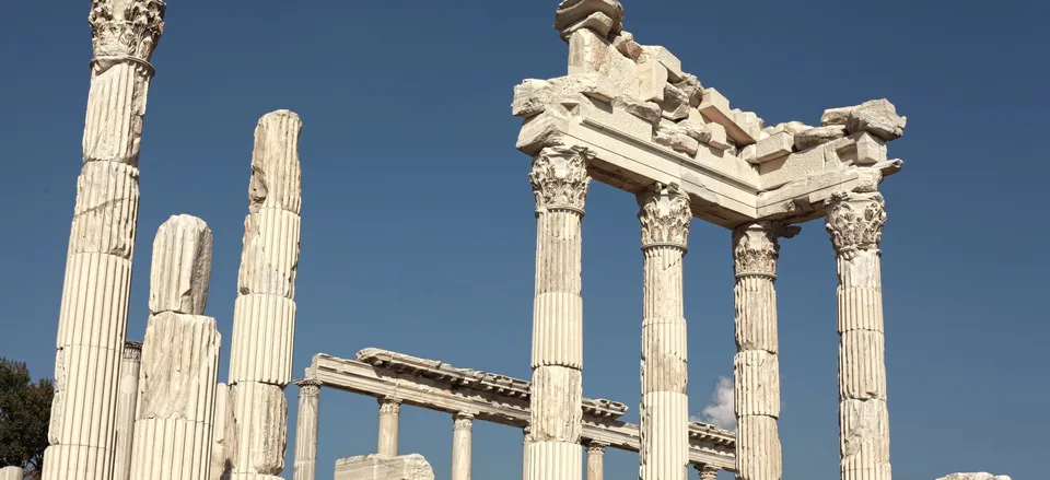  Trajan's columns on the acropolis at Pergamum 