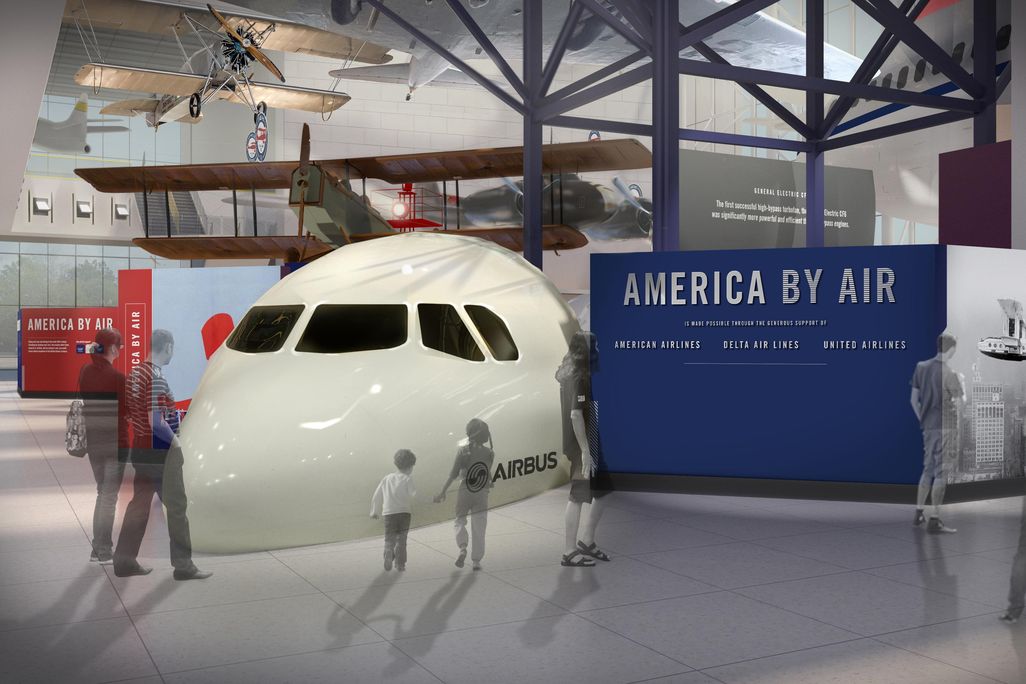 artist's drawing of America by Air gallery