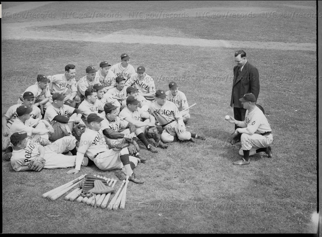 The Police Department’s baseball team, 1941.