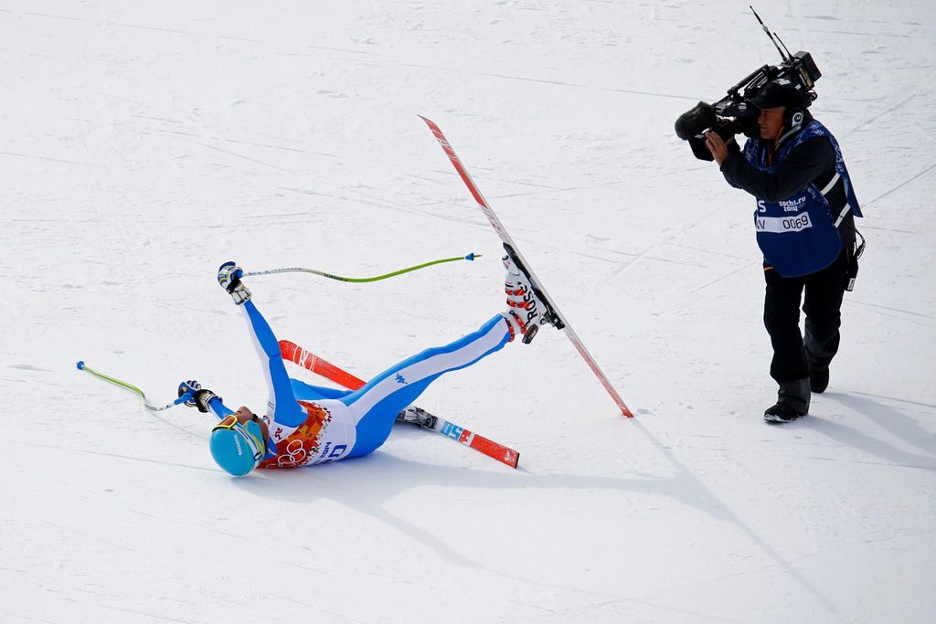 Skiier and Camera