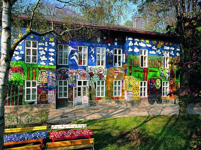 The House of Artists is part of Austria's Art Brut Center Gugging.