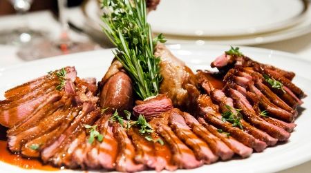 Your guests might chase you out of the house if this appears on the table on “Turkey Day,” but cooking a duck as the main course might also be seen as a sophisticated Thanksgiving homage to the cuisine of France—or China.