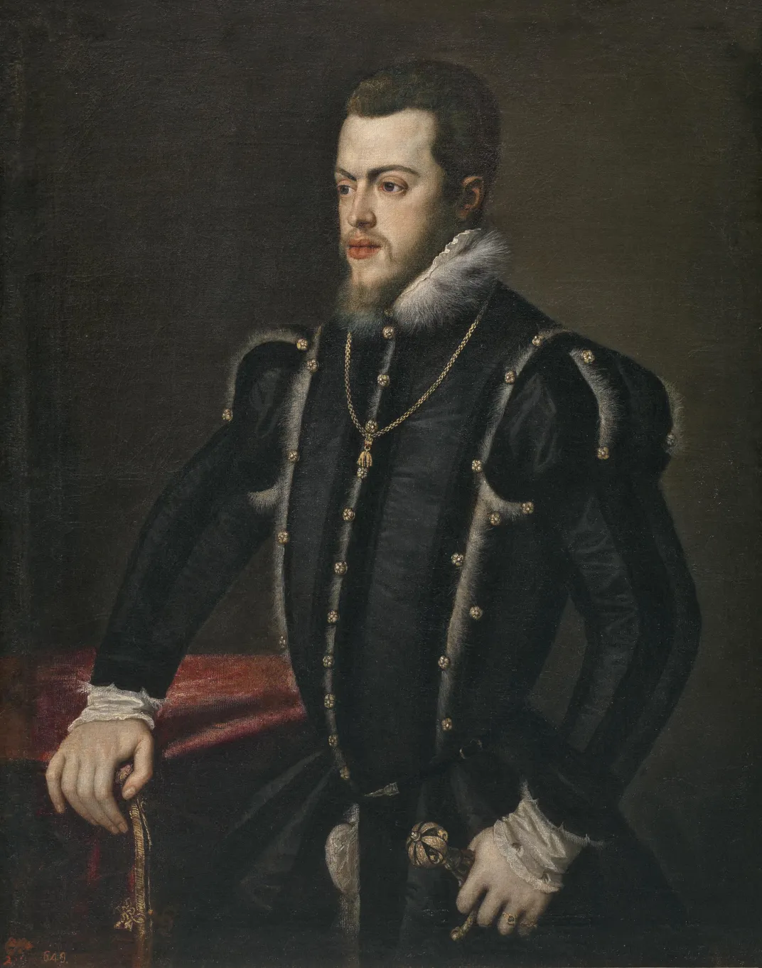 A 1550 portrait of Philip II of Spain