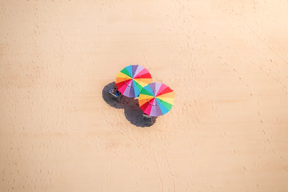 Colorful umbrellas