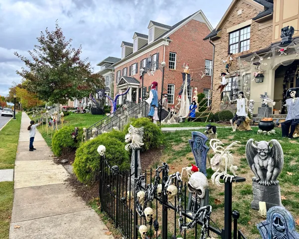 Halloween decorations in Frederick. (2) thumbnail