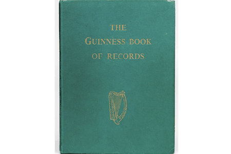 The first edition of The Guinness Book of Records had a waterproof cover to protect it from pub spills.