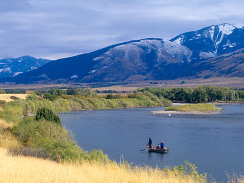 Montana-Yellowstone River Fishing Sign, Personalized Lake House Decor
