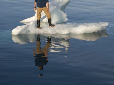Fabien Cousteau, grandson of Jacques Cousteau, stands on ice in a 2007 picture