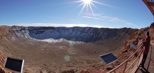 Meteor crater