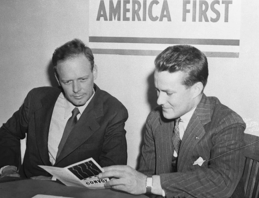 Charles Lindbergh enrolls in America First Committee