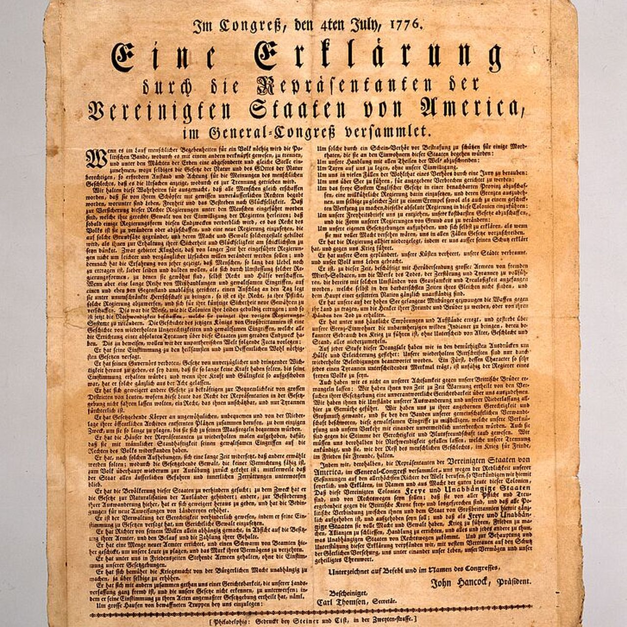 After the Founders Declared Independence, Printers Quickly