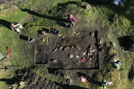 Researchers think there may be as many as 20 graves at the site in southwest Norway.
