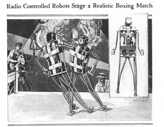 Roboter Space Boxer 