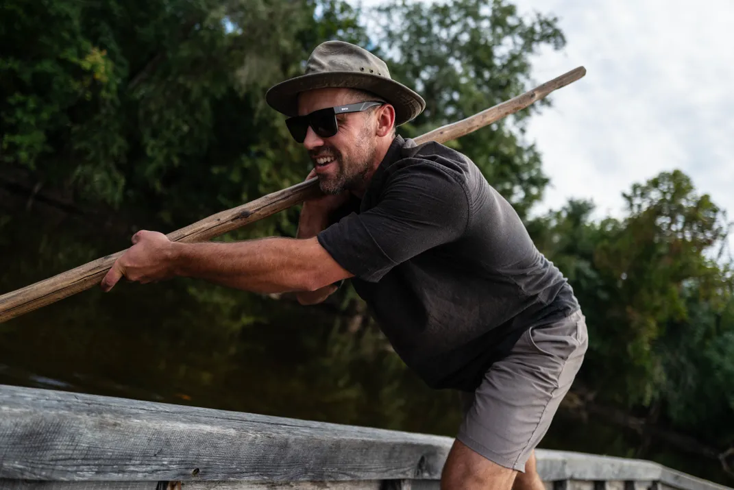 Will Cash of James River Batteau Company