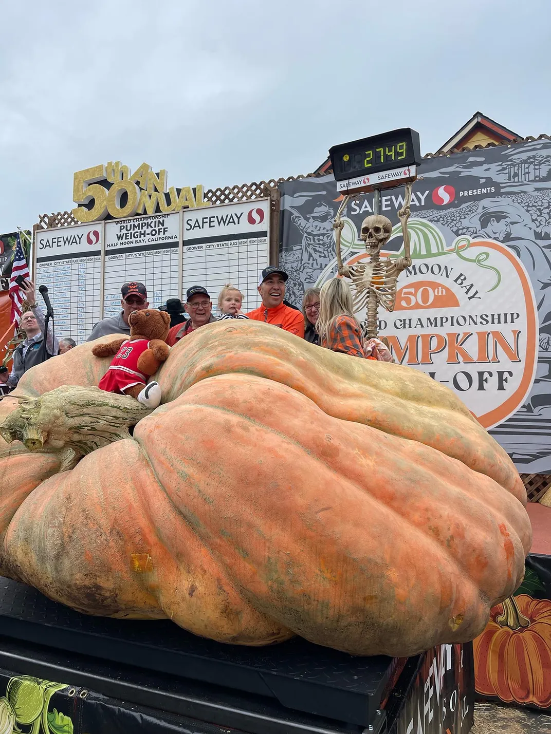 Minnesota Man Sets World Record With 2,749Pound Pumpkin British News