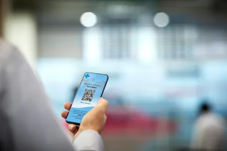 A vaccine passport would be a digital or paper document showing that the bearer had received a Covid-19 vaccination or, in some cases, has antibodies to the virus or recently tested negative.