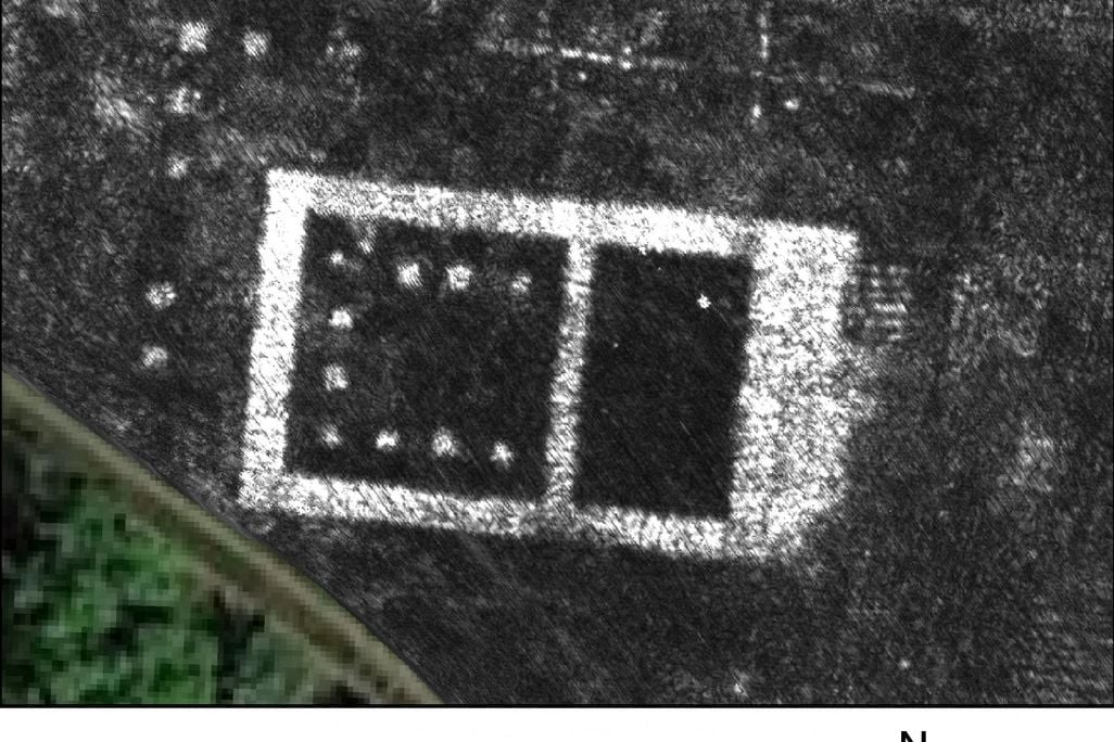 GPR Image of Falerii Novi's Temple