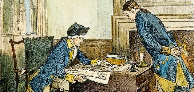 Hale receives instructions from Washington