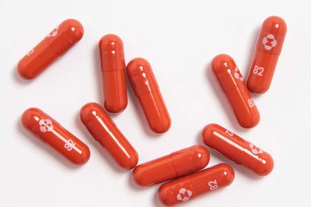 The antiviral drug molnupiravir is in Phase 3 trials.