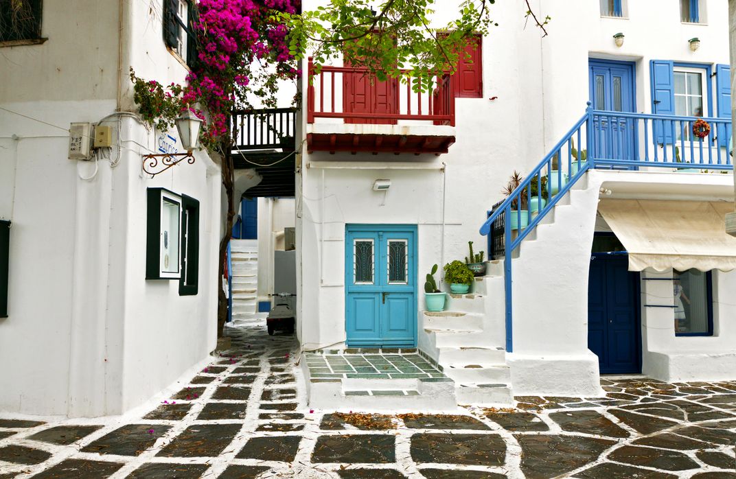 Traditional houses on Mykonos