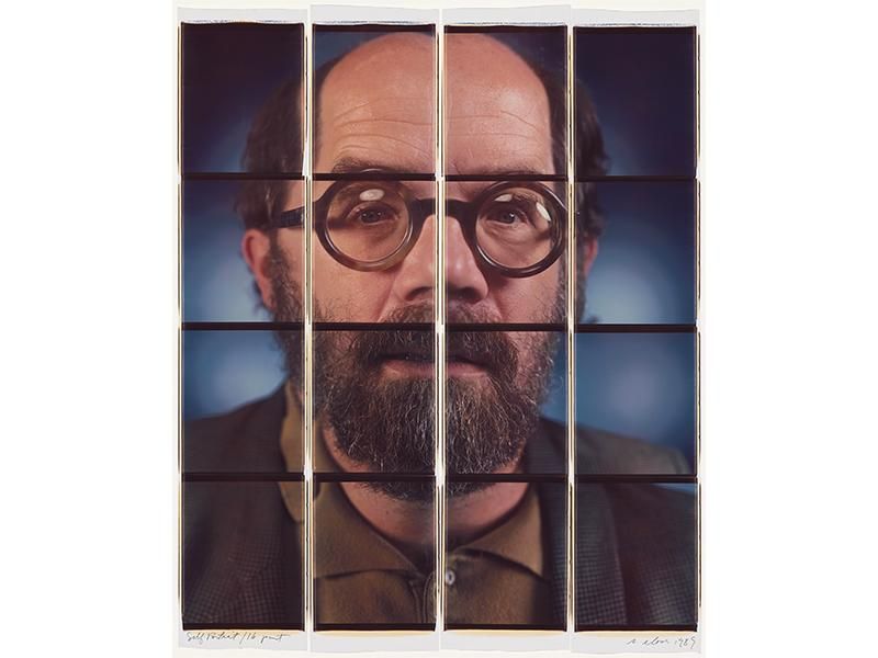 Chuck Close self-portrait