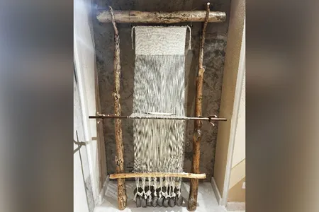 The loom found at Cabezo Redondo may have looked like this reconstruction of a Bronze Age loom.