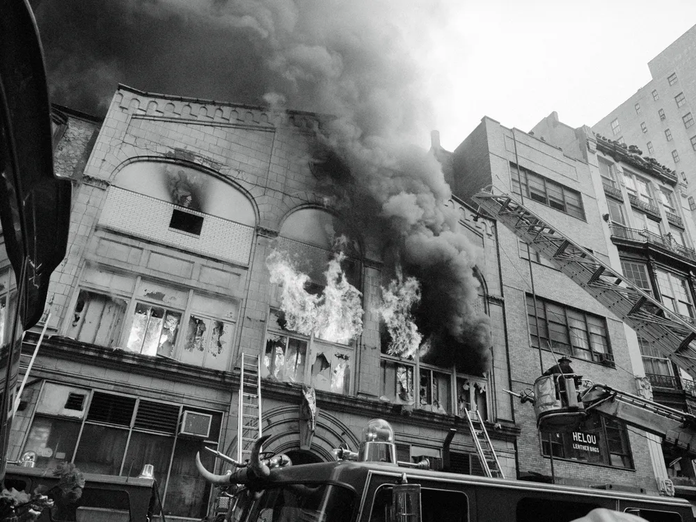 Fire at the Everard Baths in New York City