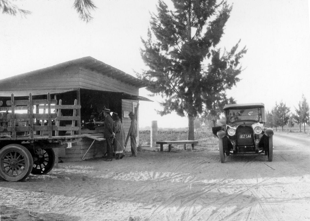 Knott’s original berry stand, Buena Park, California, circa 1926