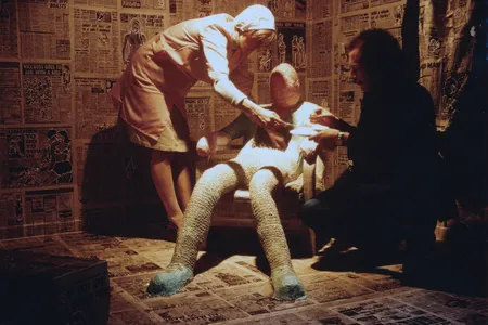 Preparation for Bobby Baker&#39;s 1976&nbsp;An Edible Family in a Mobile Home, which is being restaged by Tate Britain next month