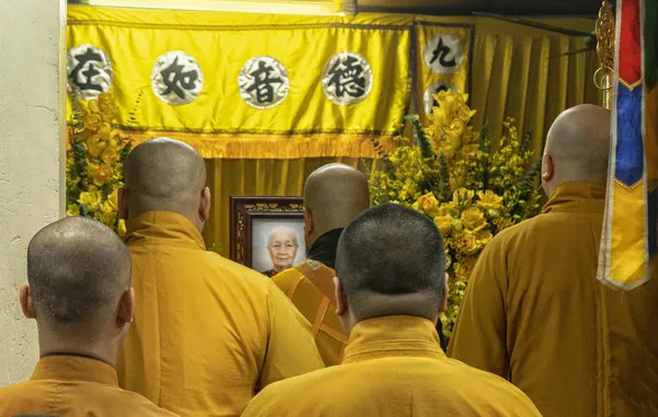 Monks at funeral thumbnail