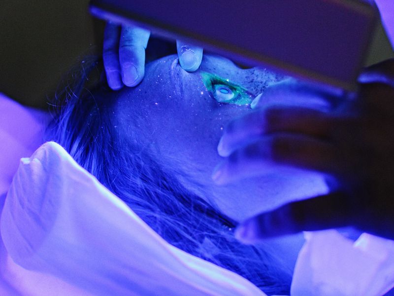 fluorescent eye exam Smithsonian Photo Contest Smithsonian Magazine