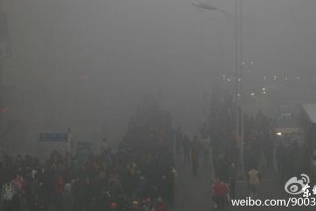 A street scene in Harbin