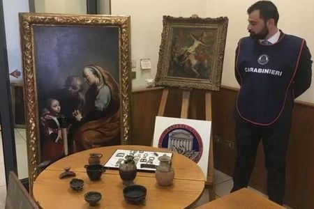 The recovered artwork.