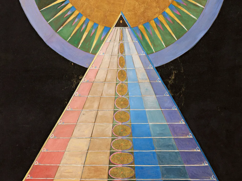 Detail from Hilma af Klint's Retable, No. 1 (1915)