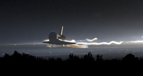 The final landing of NASA's space shuttle program, at the Kennedy Space Center