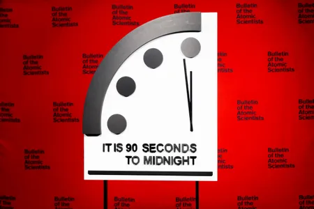 As of January 24, the Doomsday Clock sits at 90 seconds to midnight.