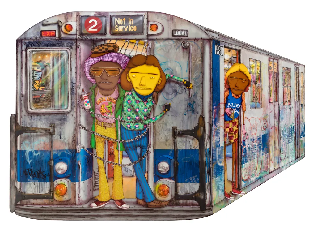 1980, mixed media