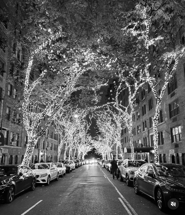 NY city street at Christmas time thumbnail