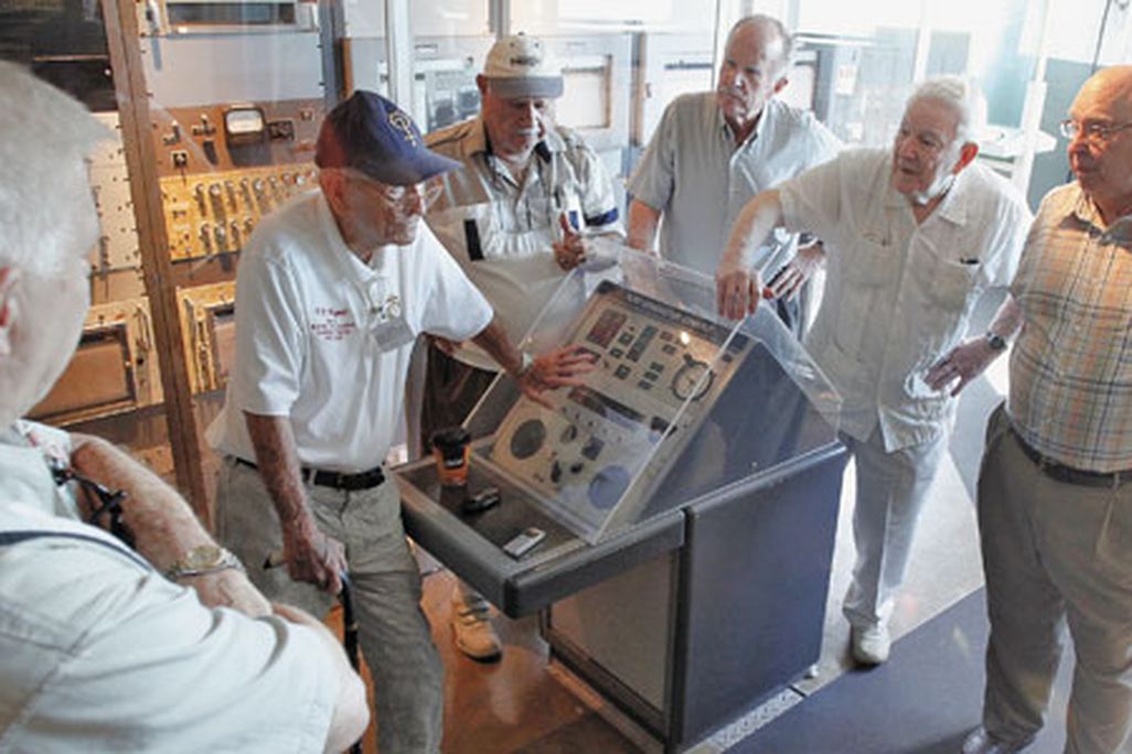 Veterans at the scene where Alan Shepard became the first American in space
